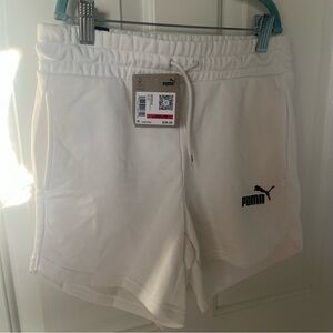 NEW White Puma Shorts Size XS